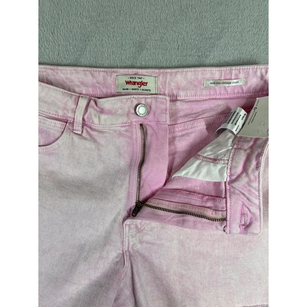 Wrangler Pink Denim Jean Shorts